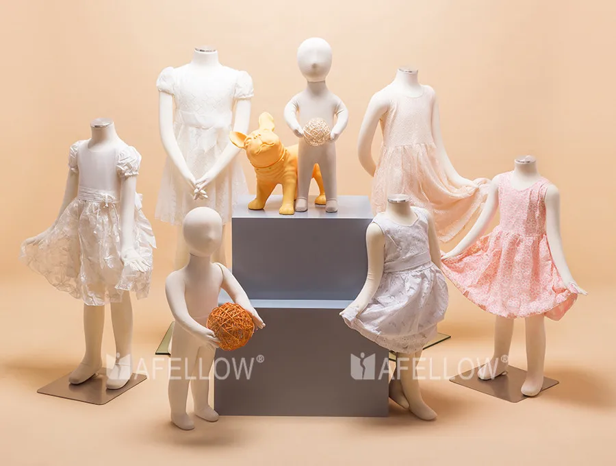 Customizable Colorful Child Mannequin 1 With Unique Designs From