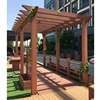 Easy assemble outdoor home and garden waterproof WPC composite wood pergola