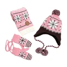 Promotion Price Winter Warm Custom Children Kids Hat And Scarf