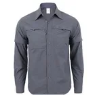 Tactical Long Sleeves / T shirt Army Military Combat Training Detachable Shirt for Men