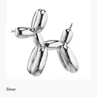 Ceramic balloon dog Sculpture, Plated ceramic dog statues,decorative ceramic dogs