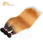 Onicca top selling Ombre 1B-27 12A Brazilian Full Cuticle Aligned Virgin human hair