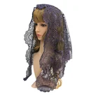 Quality Embroidery Spanish Lace Mantilla Shawl Catholic Church Lace Veil