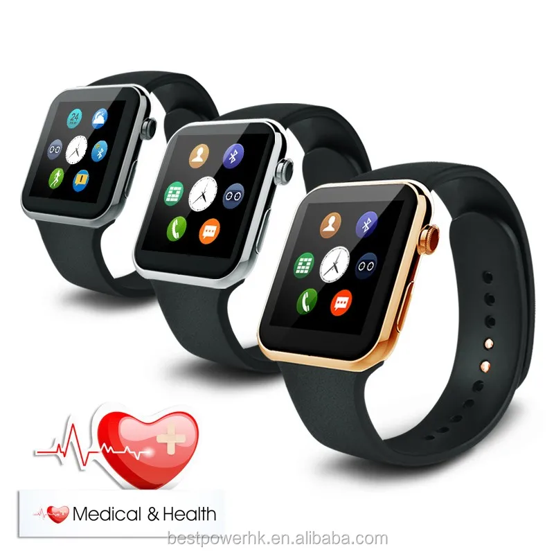 2017 New OEM/ODM Bluetooth Heart Rate Monitor LED Display Smart Watch