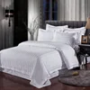 100% cotton satin stripe bed sheets wholesale/hotel bed sheet sets