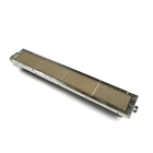 Flameless infrared ceramic gas burner for barbecue roaster grill