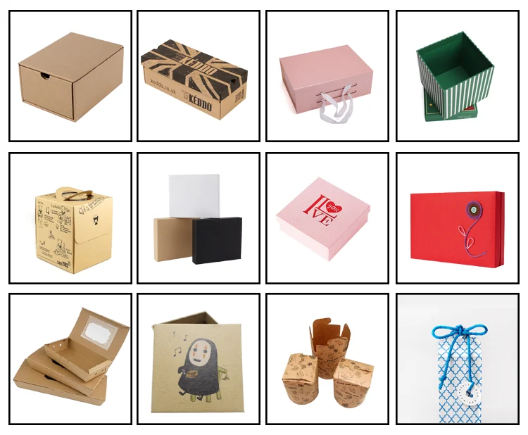 colorful small cube shape custom printed paper boxes for gift