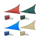100% HDPE sun shade sail uv triangle /car park sun red shade sails sun shadow sail