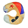 hot selling 200gsm spandex Polyester Nursing travel neck pillow with high quality