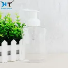 300ML clear plastic foam pump bottle/cosmetic plastic bottles for shampoo with pump dispenser