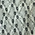 Lace dress fabric black soft tulle fabric