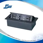 Boss table accessory multiple desktop socket outlet/table receptacle