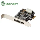 IOCREST PCI Express 3 port IEEE1394A/B firewire 800 card