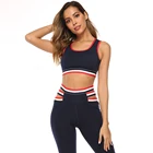 High Waist Spandex Yoga Wear Set Fitness Women Wear Clothing For Training