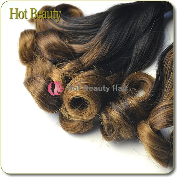 2014 New style 7A tangle free mixed color hair weave