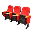 FM-756 modern commercial furniture theater seating lecture hall auditorium chair with writing tablet