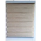 Manual day night home center office smart faux wood Horizontal zebra blinds