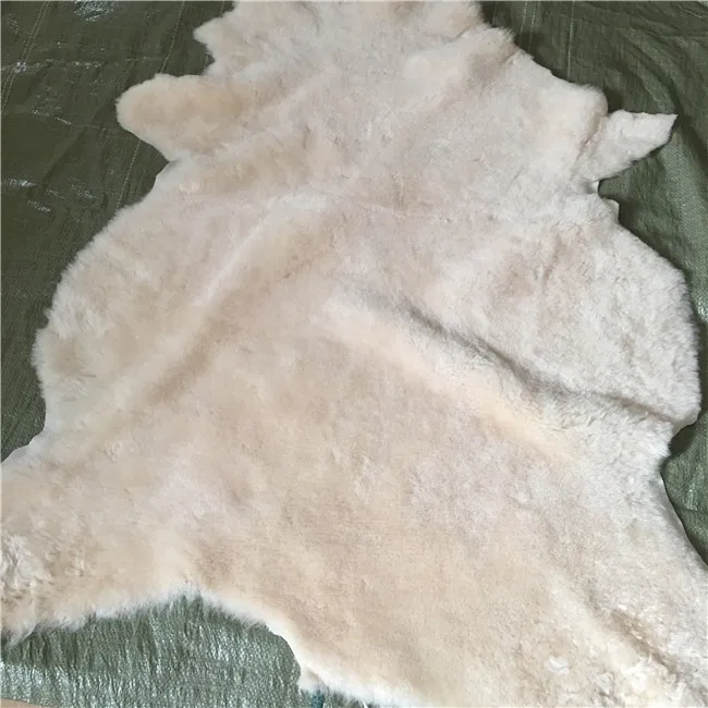 Double face sheepskin hides sheared sheepskin fur