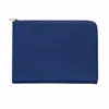 Wholesale Genuine saffiano Leather Structured Pouch A4 Briefcase Laptop Bags for 13inch Macbook