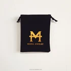 cheap small custom velvet drawstring gift pouch bags