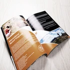 China Guangzhou cheap magazine printing catalog printing with perfect binding