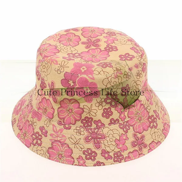 Wholesale wide brim sun visor hat,print pattern bucket hat,sun protection hat