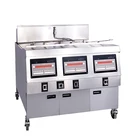Energy Saving Stainless Steel Commercial Gas Open Chicken Fryer/Snack Food Electric Deep Fryer
