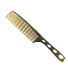 Fashion salon longger hair comb gold comb metal hair combs