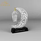 Award Islamic Gift Custom Logo Decorative Crystal Ramadan Award Trophy Islamic Religious Gift