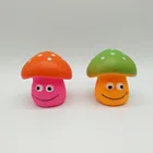 best selling soft plastic Sound pet dog squeaky mushroom vinyl rubber toys