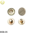 Factory Price Handbag Logos Metal Hardware Gold Snap Buttons
