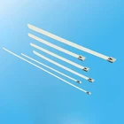 0.25mm Thickness Stainless Steel Self Locking Solar Metal Cable Tie