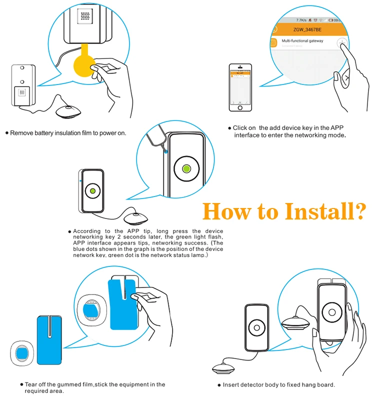 Z-Wave Water Leak Sensor for Smart Home - ANKUX.COM