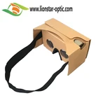 DIY Google Cardboard 2.0 VR 3d glass Virtual Reality 3D Glasses with head strap google cardboard 3d