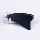 Free shipping 100% natural black jade guasha tools with full stocks