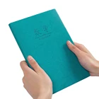Cheap softcover school notebook factory diary custom logo student notepad agenda planner pu leather book cover