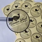 Exquisite vinyl transparent clear sticker custom pp pet