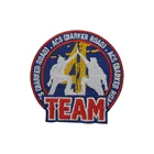 Cheap design club logo embroidery patch embroidery art for clothing