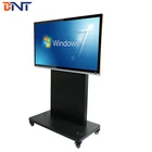 BNT Big loading capacity supported floor standing 360 degree rotating tv stand