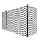 27 years factory used yellow 6ft*10ft temporary chain link fence gates