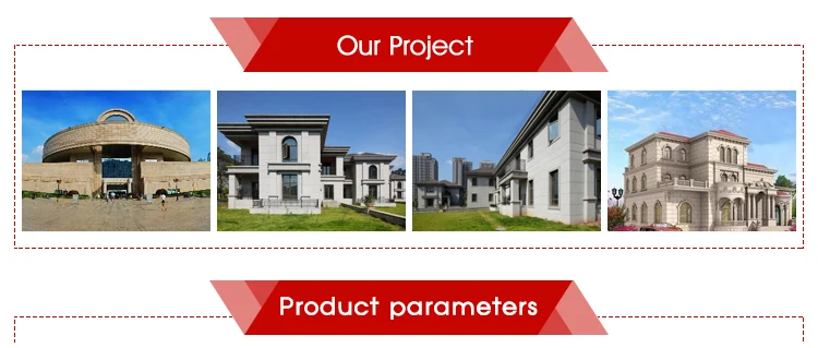 Marble Line, Villa Facade Dry Hanging Stone, Engineering Marble Hanging