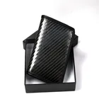 Short wallet with light and luxurious atmospheric carbon fibre products