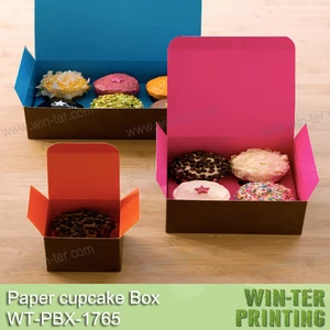 gift box for cup cake packaging wholesale, box