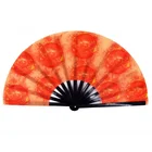 Custom Chinese Printed Bamboo Hand Fan For Wedding