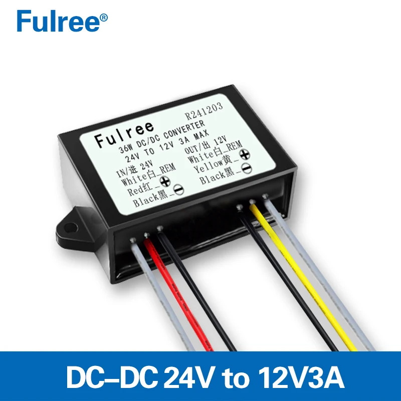 Wholesale 24V DC to 12V 3A 5A 8A 10A 12A DC Step Down Converter with ACC Memory Car Buck Modification Power
