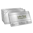 Customized metal business card , stainless steel metal business card,laser cut metal business card