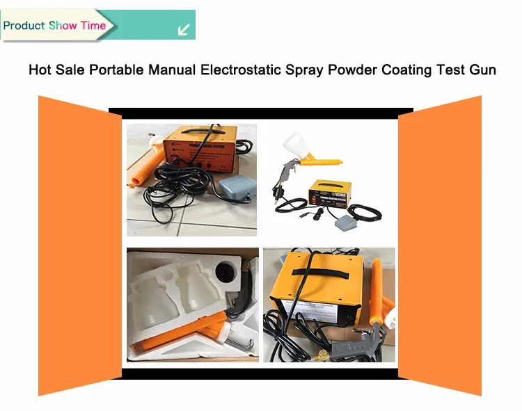 Hot Sale Portable Manual Electrostatic Spray Powder Coating Gun machine price