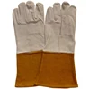 Split Leather Cuff White Grain Goatskin Leather Gloves Work Safety Product