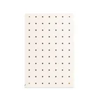 Wooden europe style tool shelf white square plate display peg board