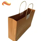 Bestyle Hot Selling Brown Kraft Paper Bag Custom Paper Shopping Bag With Twisted Handles